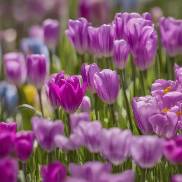 PSD achtergrond voor de lentebloem