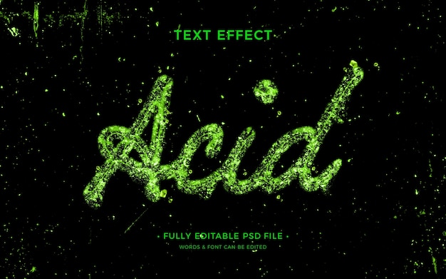 Acid text effect