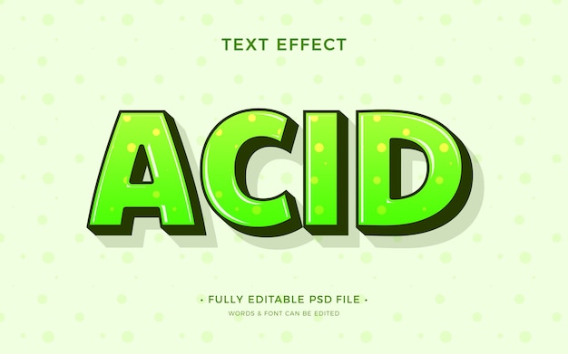 Acid text effect