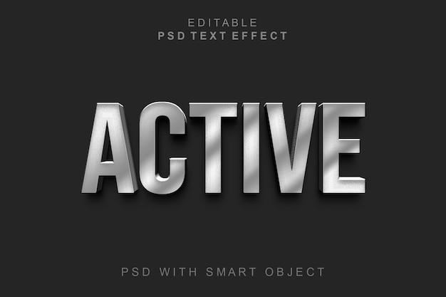 Actief 3D-teksteffect