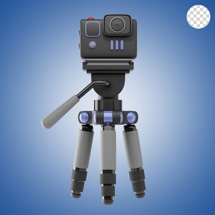 PSD action cam with tripod