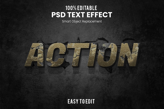 Action text effect