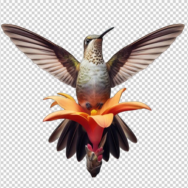 PSD active hummingbird nest png