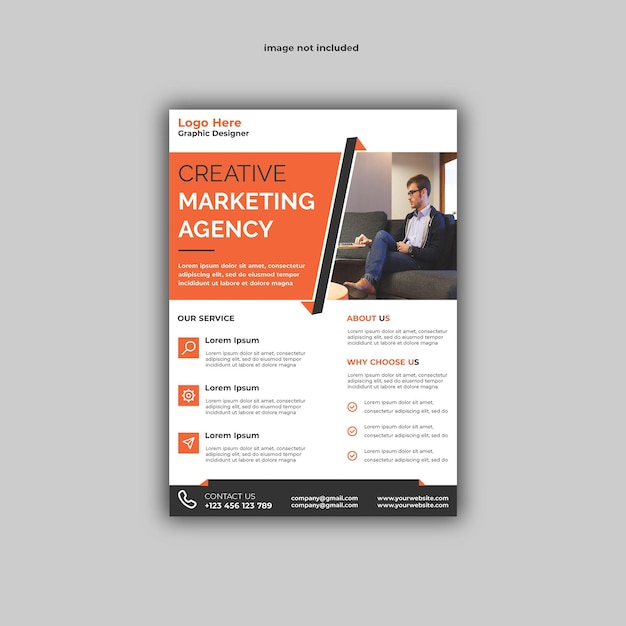ad agency agency blue company company flyer consulting corporate corporate flyer creative d