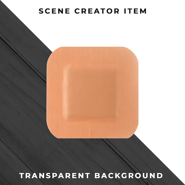 Adhesive pads isolated with clipping path