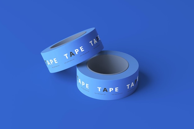 PSD adhesive tape mockup