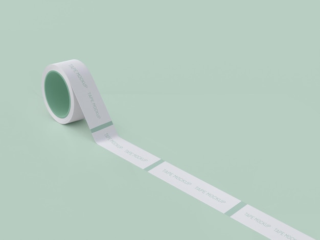 PSD adhesive tape mockup