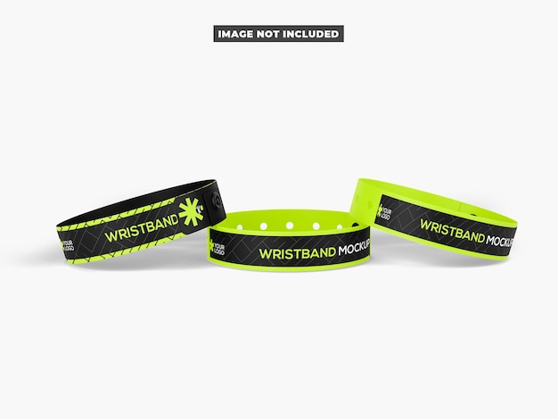 Adjustable wristband mockup