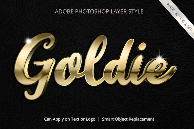 Adobe photoshop laagstijl teksteffect