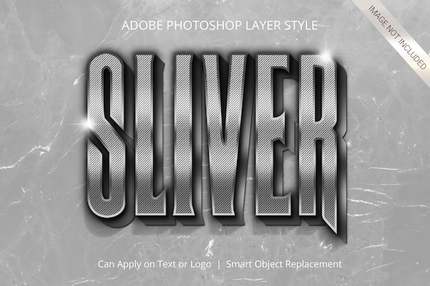 Текстовый эффект в стиле Adobe Photoshop Layer