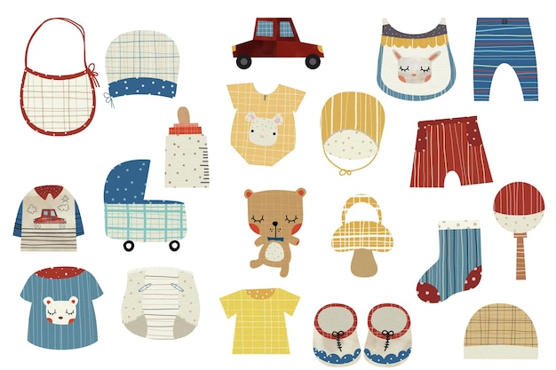 Adorabele baby kleren en accessoires collectie