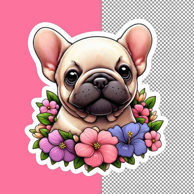 Premium PSD | Adorable puppy vector illustration png
