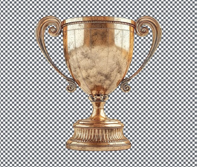 PSD adorable trophy isolated on transparent background