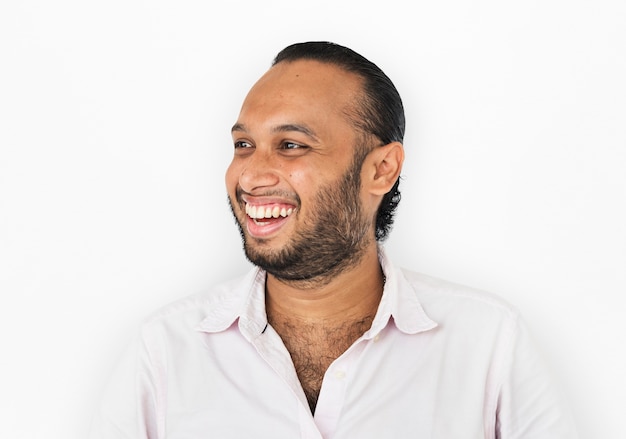 adult man happiness fun smiling natural concept