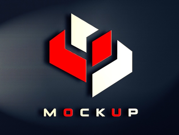 Mockup del logo avanzato