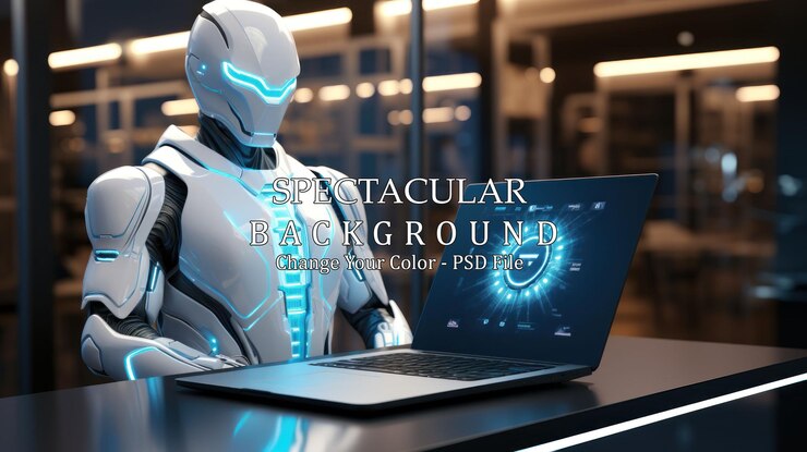 PSD advanced robot using laptop
