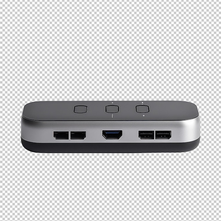 PSD advanced usbc hubs and docking stations sleek multiport adapters for laptops transparent background