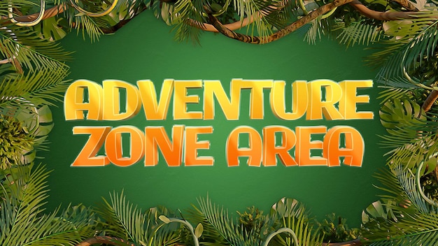 PSD adventure easy editables psd smart objext text effect