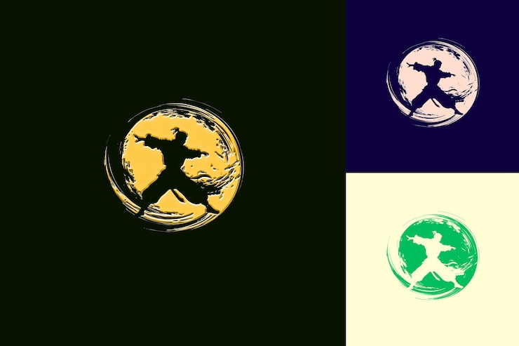 PSD adventurous chinese kung fu with action design dynamic and p png inspired lunar icon designs