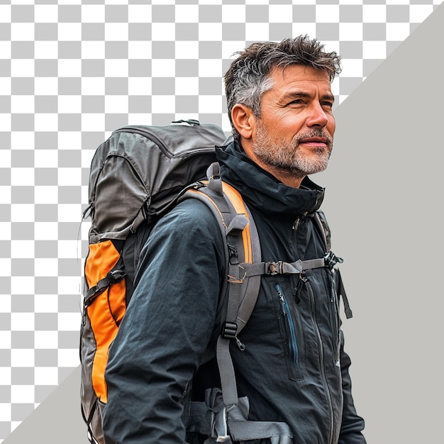 adventurous hiker