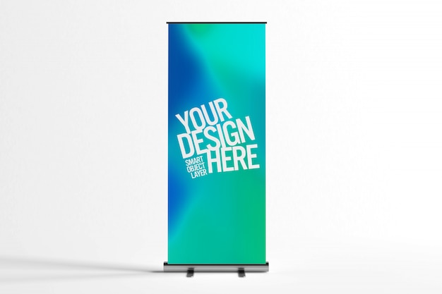 PSD advertentie stand banner mock up