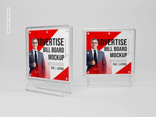 Advertentiebanner mockup