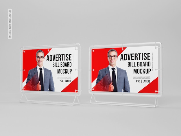 Advertentiebanner mockup