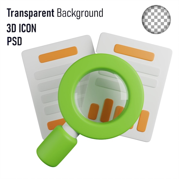 an advertisement for a magnifying glass with the words  transpart  on it
