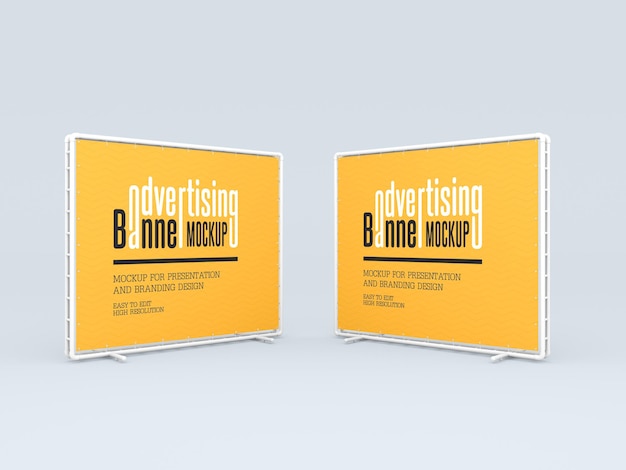 Advertising Banners mockup