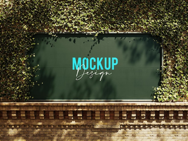 PSD advertising billboard mockup psd