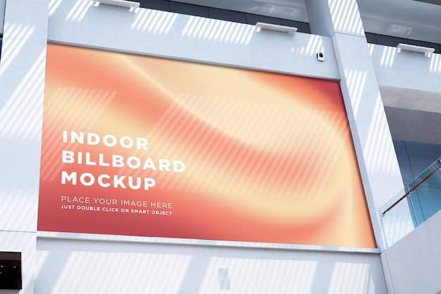 PSD advertising billboard mockup