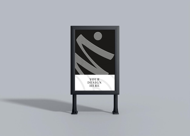 Advertising panel mockup