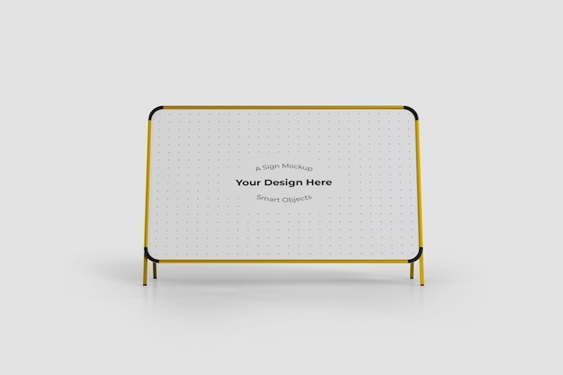 Advertising stand mockup