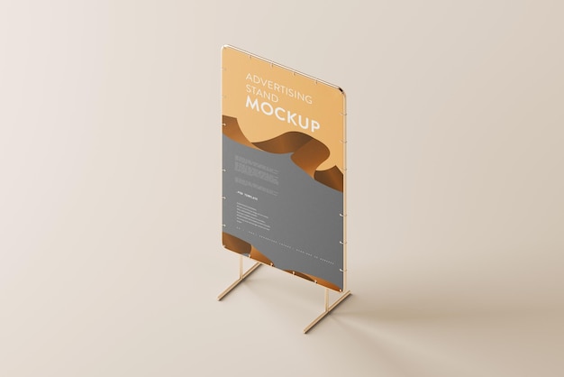 PSD advertising stand mockup