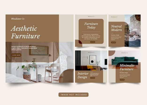 Aesthetic Furniture Social Media Template