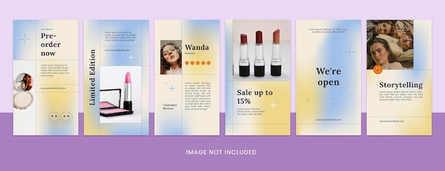 Aesthetic instagram story template vol2