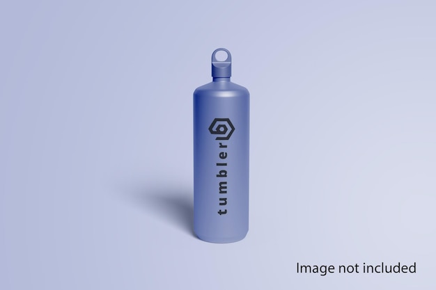 Aesthetic tumbler bottle mockup