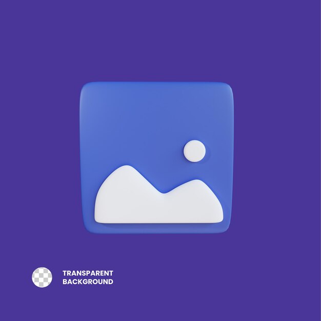 Afbeelding 3D Teruggegeven Pictogram Illustratie