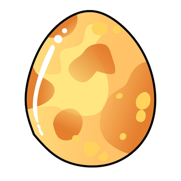 Afbeelding van een illustratie van een dinosaurus ei