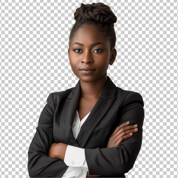 PSD african american business woman