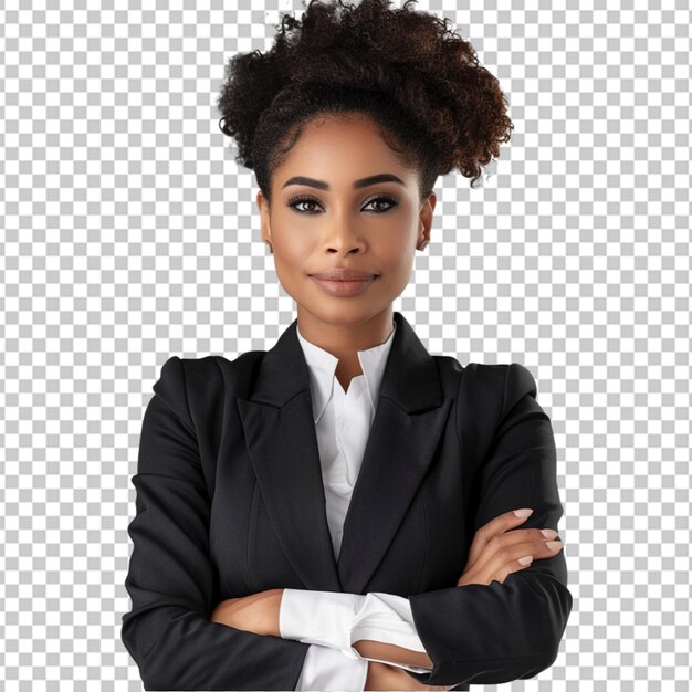 PSD african american business woman