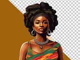 PSD concept della giornata commemorativa delle donne africane