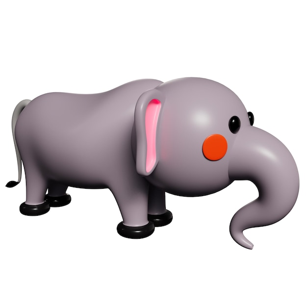 Afrika Dieren 3D Illustratie