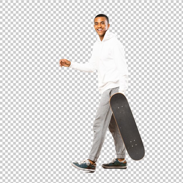 Afro-Amerikaanse schaatsmens