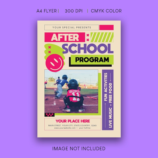 After School Program Flyer