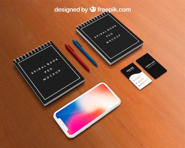 Agenda en smartphone-mockup