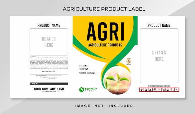 agricultural pesticides label design agriculture product label for product line bottle psd