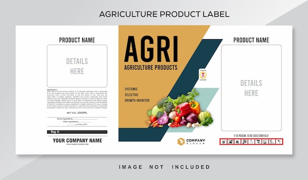 agriculture product label design