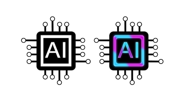 AI Çip Fütüristik İşlemci Konsepti