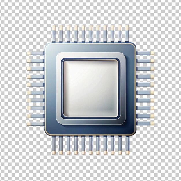 ai processor vector icon for websites computing on transparent background